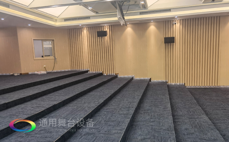 淮安開明實驗學校報告廳、舞臺機械吊桿、鋼性防火幕項目